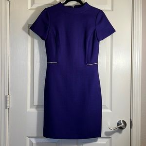Purple Tahari Work Dress